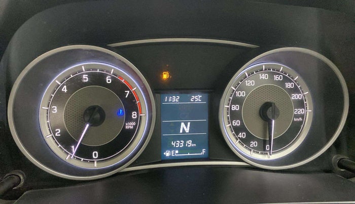 2018 Maruti Dzire ZXI PLUS AMT, Petrol, Automatic, 43,291 km, Odometer Image