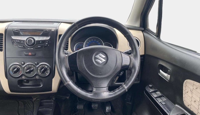 2017 Maruti Wagon R 1.0 VXI, Petrol, Manual, 34,661 km, Steering Wheel Close Up