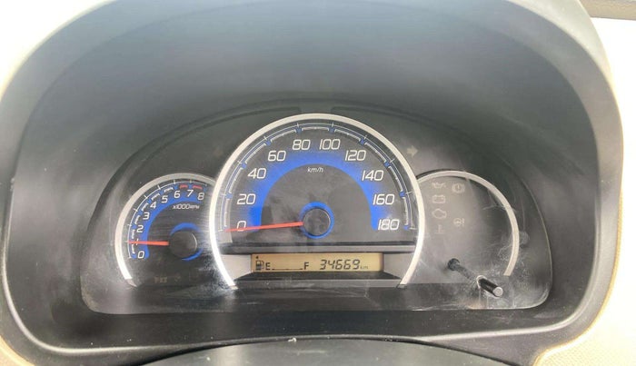 2017 Maruti Wagon R 1.0 VXI, Petrol, Manual, 34,661 km, Odometer Image