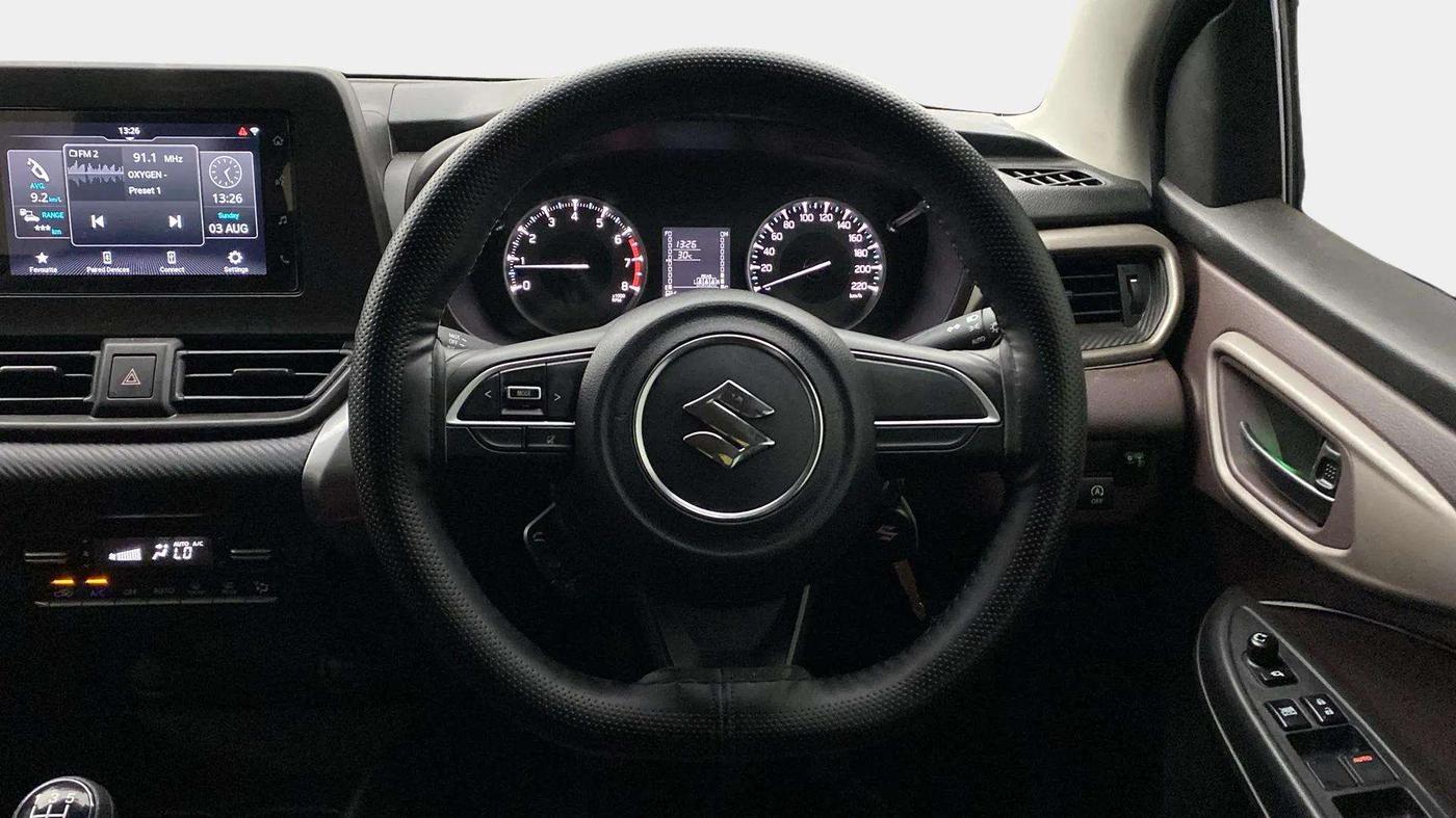 2024 Maruti FRONX DELTA PLUS 1.2MT, Petrol, Manual, 17,107 km, Steering Wheel Close Up