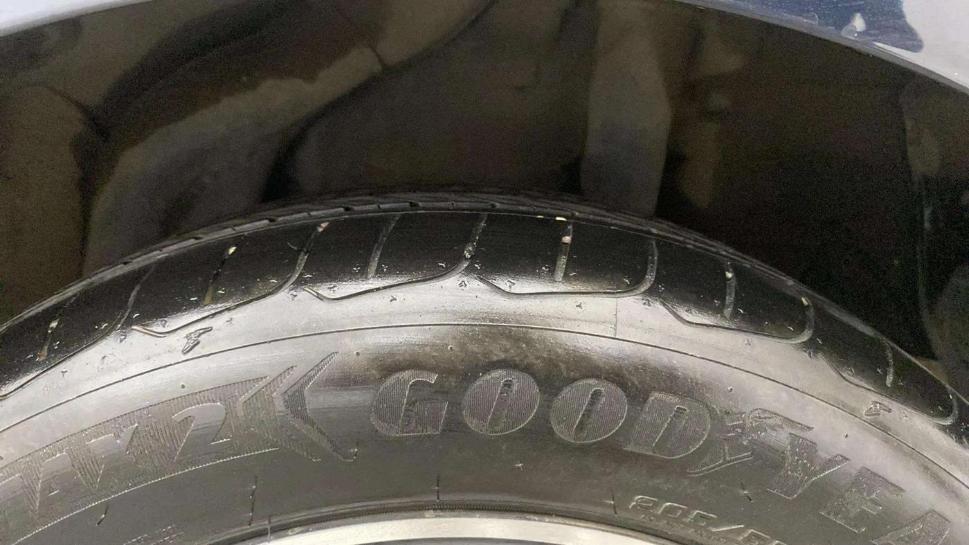 2023 Hyundai Verna SX(O) 1.5 MPI IVT , Petrol, Automatic, 13,388 km, Left Rear Tyre Tread
