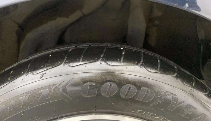 2023 Hyundai Verna SX(O) 1.5 MPI IVT , Petrol, Automatic, 13,263 km, Left Rear Tyre Tread