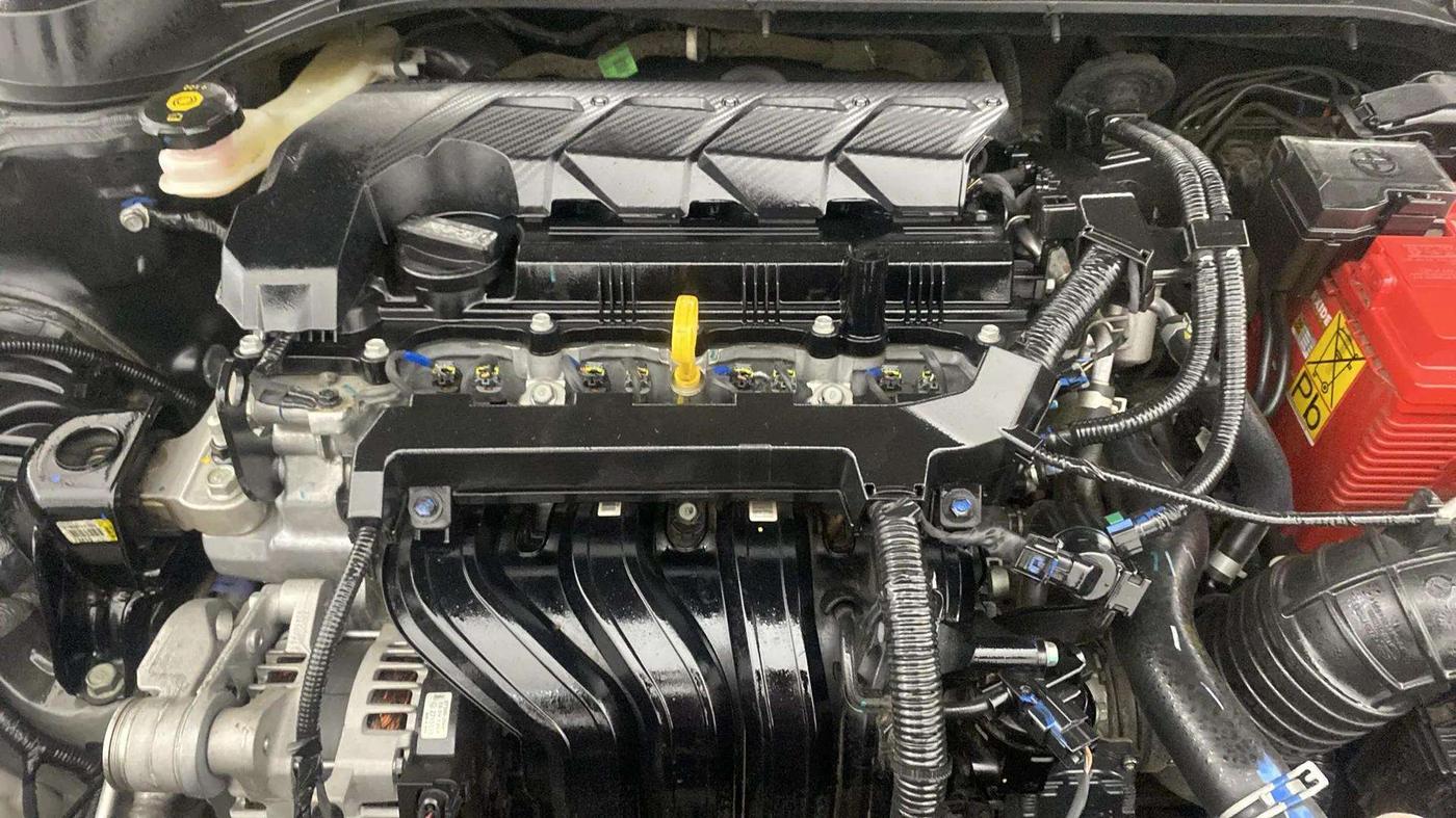 2023 Hyundai Verna SX(O) 1.5 MPI IVT , Petrol, Automatic, 13,388 km, Engine View