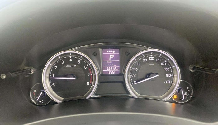2017 Maruti Ciaz ZXI+ AT, Petrol, Automatic, 56,854 km, Odometer Image