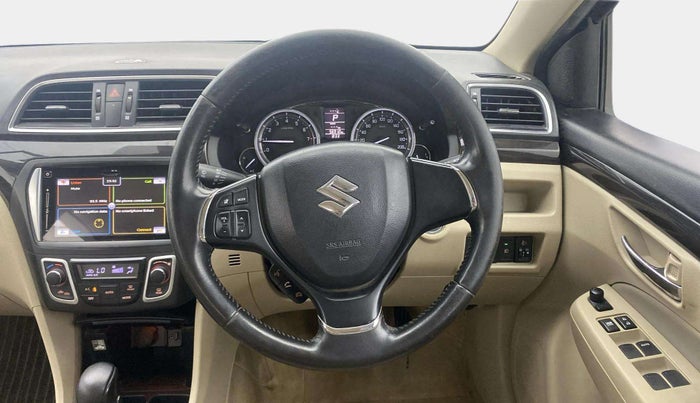 2017 Maruti Ciaz ZXI+ AT, Petrol, Automatic, 56,854 km, Steering Wheel Close Up