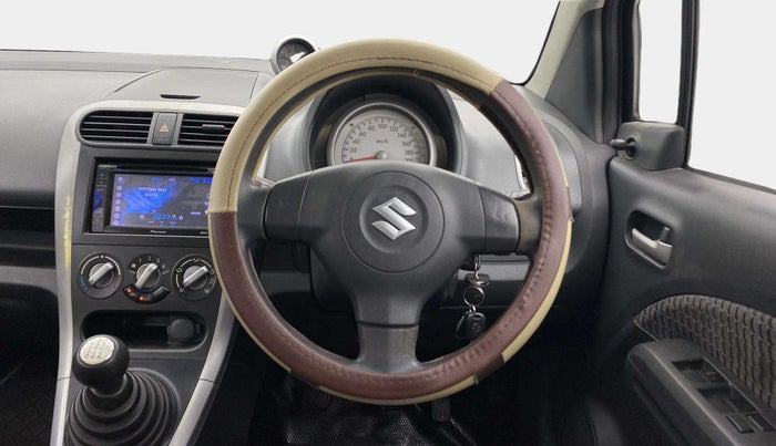 2014 Maruti Ritz VXI, Petrol, Manual, 79,862 km, Steering Wheel Close Up