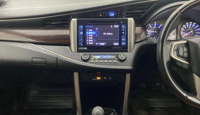 2017 Toyota Innova Crysta 2.4 VX 7 STR, Diesel, Manual, 1,24,923 km, Air Conditioner