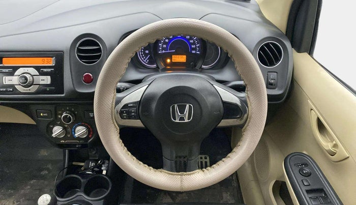 2015 Honda Brio S MT, Petrol, Manual, 65,543 km, Steering Wheel Close Up