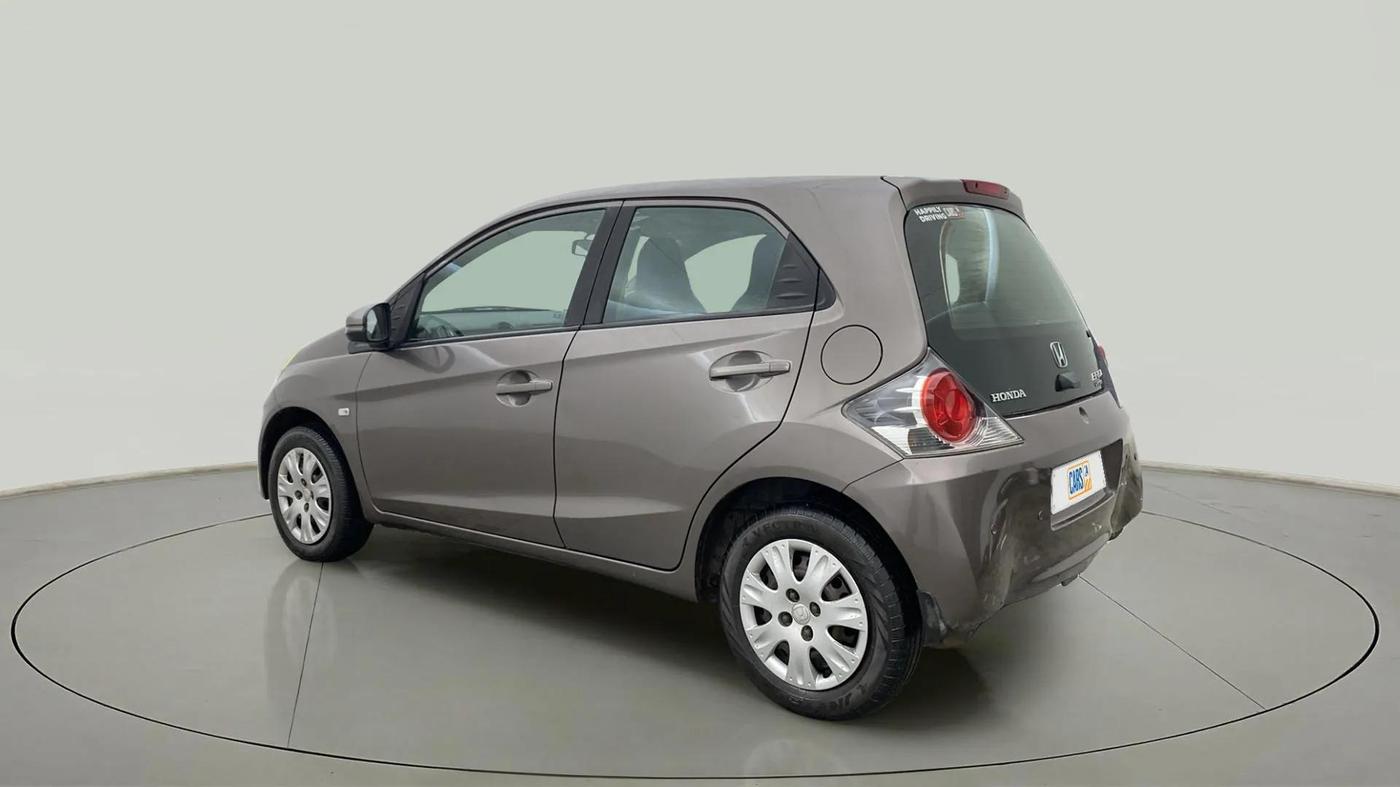 2015 Honda Brio S MT, Petrol, Manual, 65,543 km, Left Back Diagonal