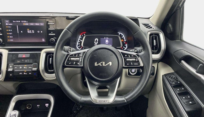 2021 KIA SONET HTX 1.0 IMT, Petrol, Manual, 20,744 km, Steering Wheel Close Up