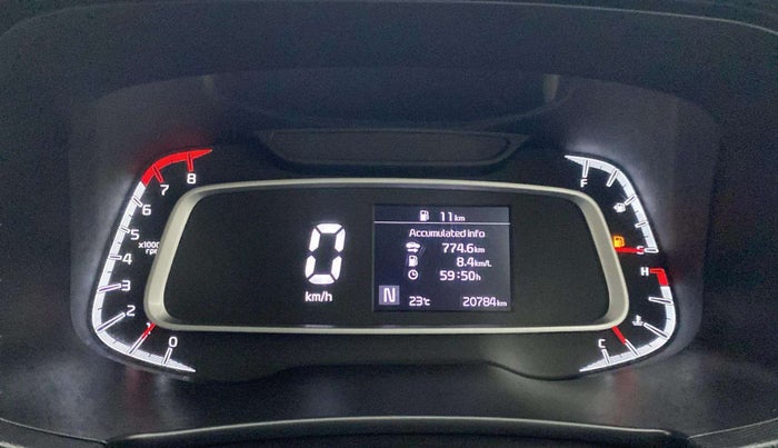 2021 KIA SONET HTX 1.0 IMT, Petrol, Manual, 20,744 km, Odometer Image