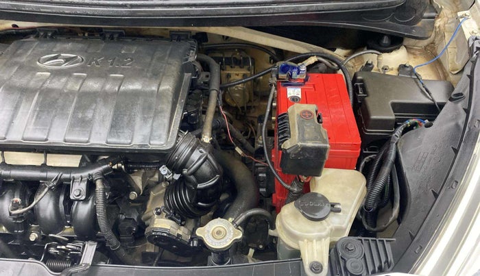 2018 Hyundai Grand i10 SPORTZ 1.2 KAPPA VTVT DUAL TONE, Petrol, Manual, 78,693 km, Engine View - Left