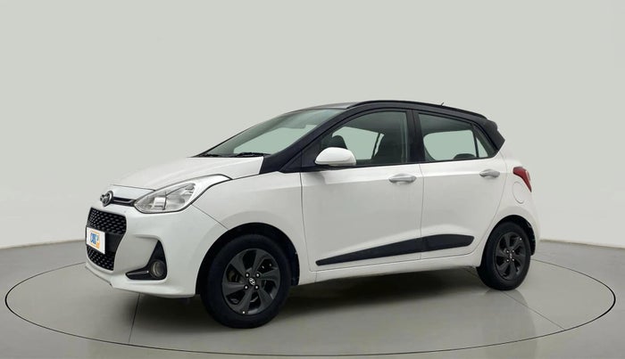 2018 Hyundai Grand i10 SPORTZ 1.2 KAPPA VTVT DUAL TONE, Petrol, Manual, 78,693 km, Left Front Diagonal