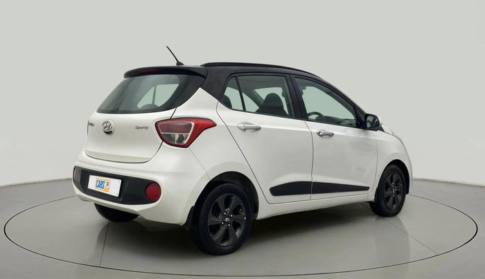 2018 Hyundai Grand i10 SPORTZ 1.2 KAPPA VTVT DUAL TONE, Petrol, Manual, 78,693 km, Right Back Diagonal