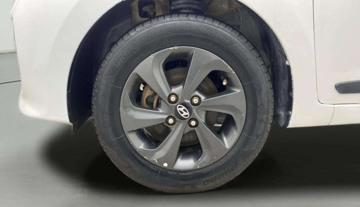 2018 Hyundai Grand i10 SPORTZ 1.2 KAPPA VTVT DUAL TONE, Petrol, Manual, 78,693 km, Left Front Wheel