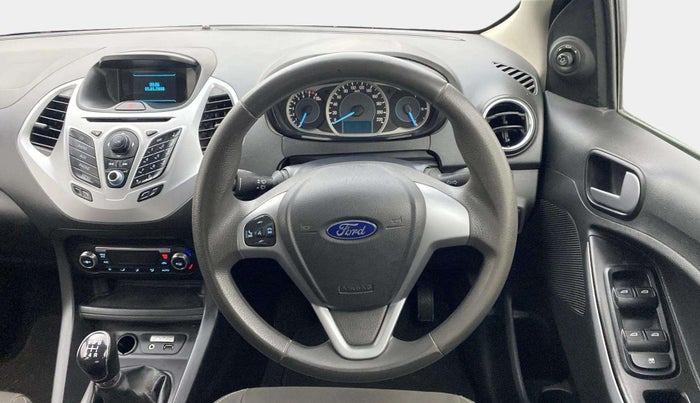 2015 Ford New Figo TITANIUM 1.2 PETROL MT, Petrol, Manual, 49,829 km, Steering Wheel Close Up
