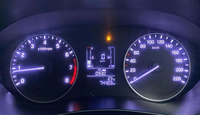 2017 Hyundai Elite i20 MAGNA 1.2, Petrol, Manual, 74,403 km, Odometer Image