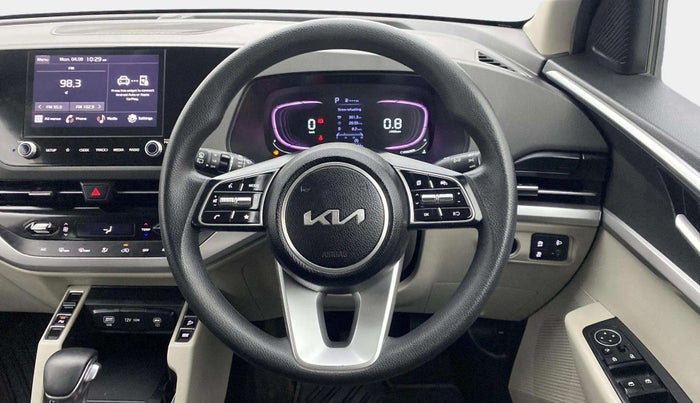 2023 KIA CARENS PRESTIGE PLUS 1.4 PETROL DCT 7 STR, Petrol, Automatic, 26,127 km, Steering Wheel Close Up