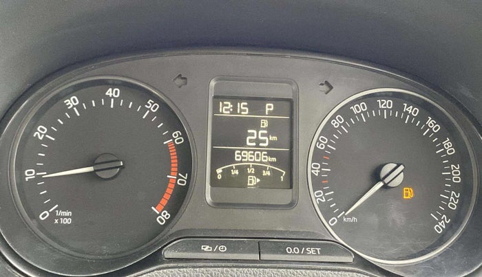 2019 Skoda Rapid STYLE 1.6 MPI AT, Petrol, Automatic, 69,602 km, Odometer Image