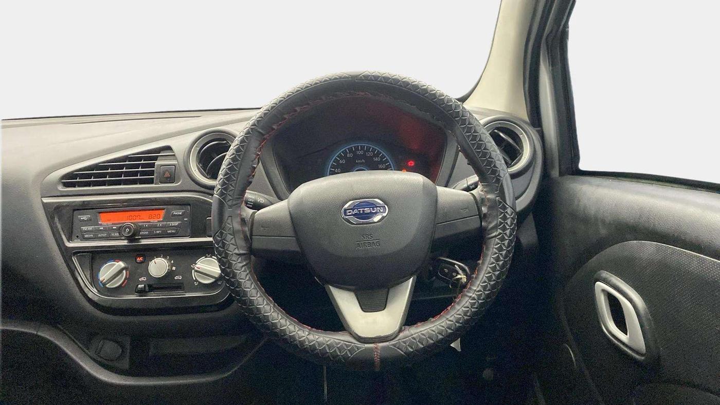 2018 Datsun Redi Go S, Petrol, Manual, 56,538 km, Steering Wheel Close Up