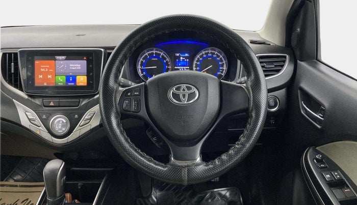 2021 Toyota Glanza G CVT, Petrol, Automatic, 20,221 km, Steering Wheel Close Up