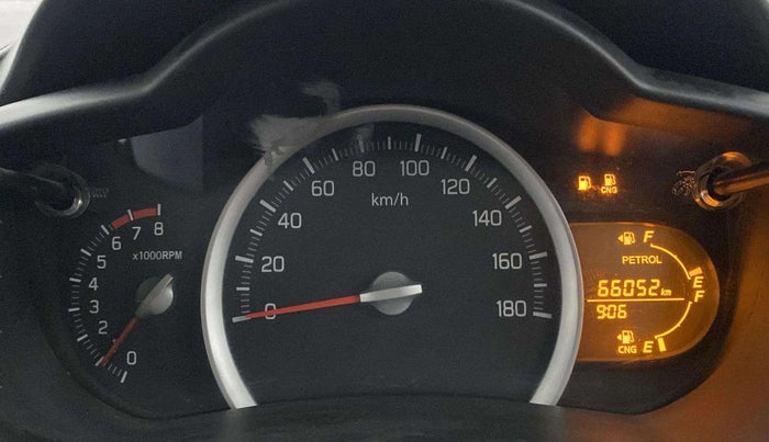 2020 Maruti Celerio VXI (O) CNG, CNG, Manual, 66,049 km, Odometer Image
