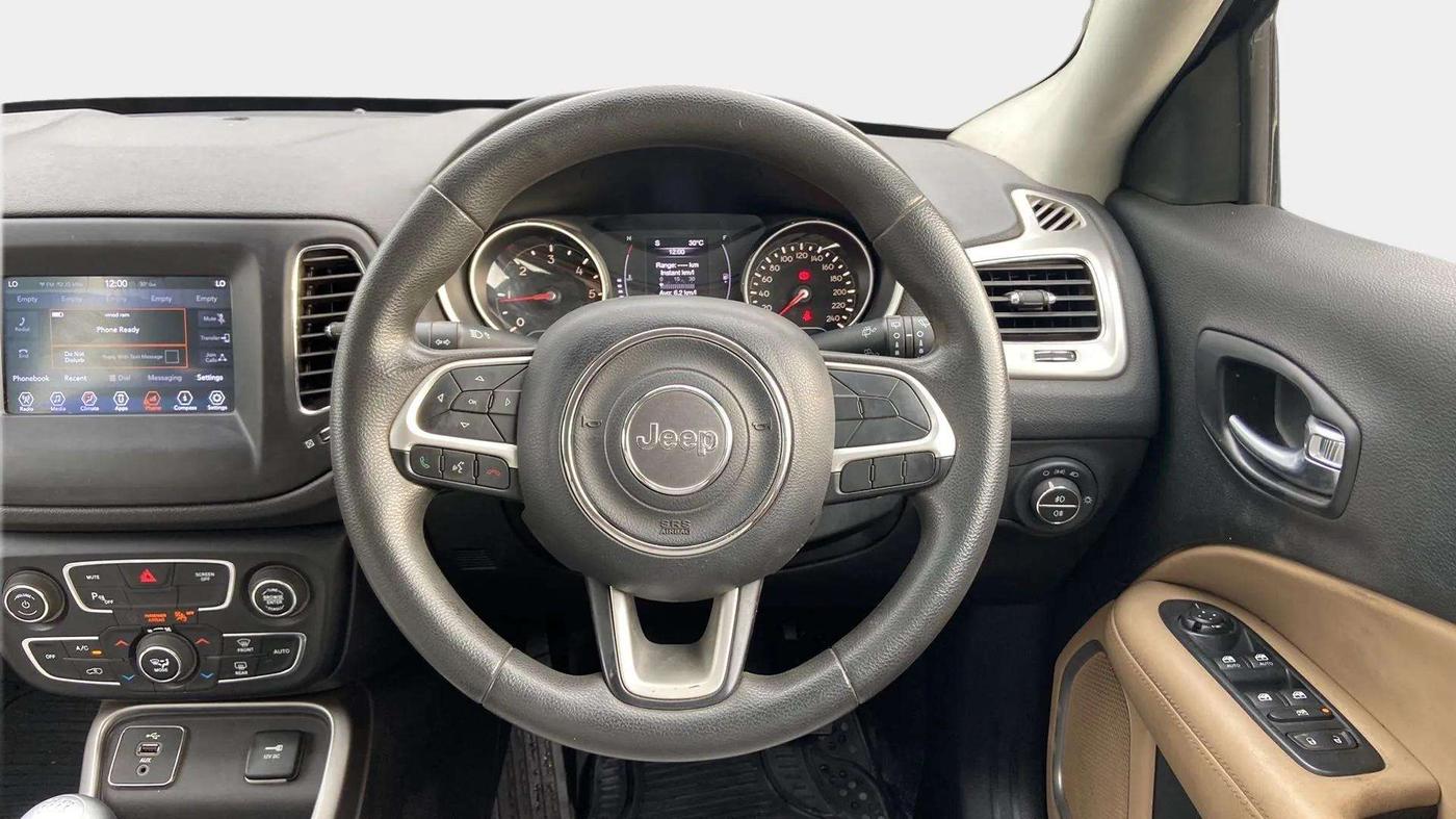 2019 Jeep Compass LONGITUDE (O) 2.0 DIESEL, Diesel, Manual, 67,790 km, Steering Wheel Close Up