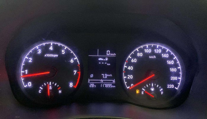 2019 Hyundai Verna 1.4 EX PETROL, CNG, Manual, 1,17,857 km, Odometer Image