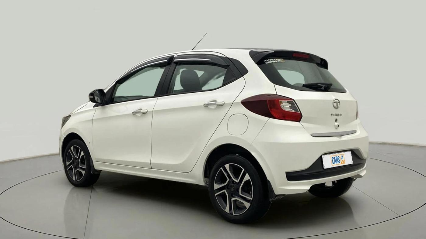 2023 Tata Tiago XZA PLUS PETROL, Petrol, Automatic, 26,623 km, Left Back Diagonal