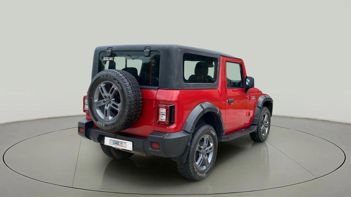 2021 Mahindra Thar LX PETROL HT 4WD AT, Petrol, Automatic, 17,595 km, Right Back Diagonal