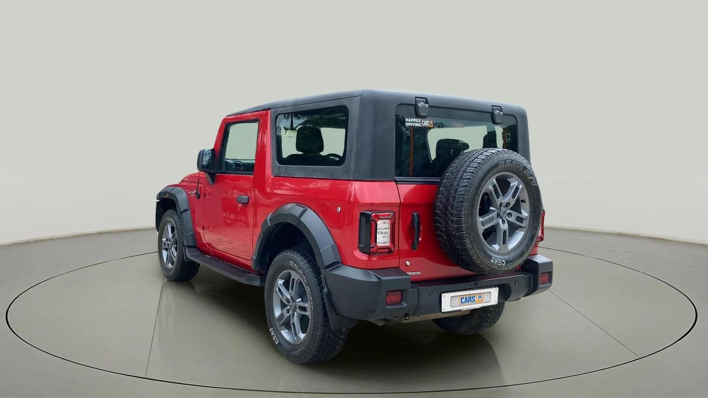 2021 Mahindra Thar LX PETROL HT 4WD AT, Petrol, Automatic, 17,595 km, Left Back Diagonal