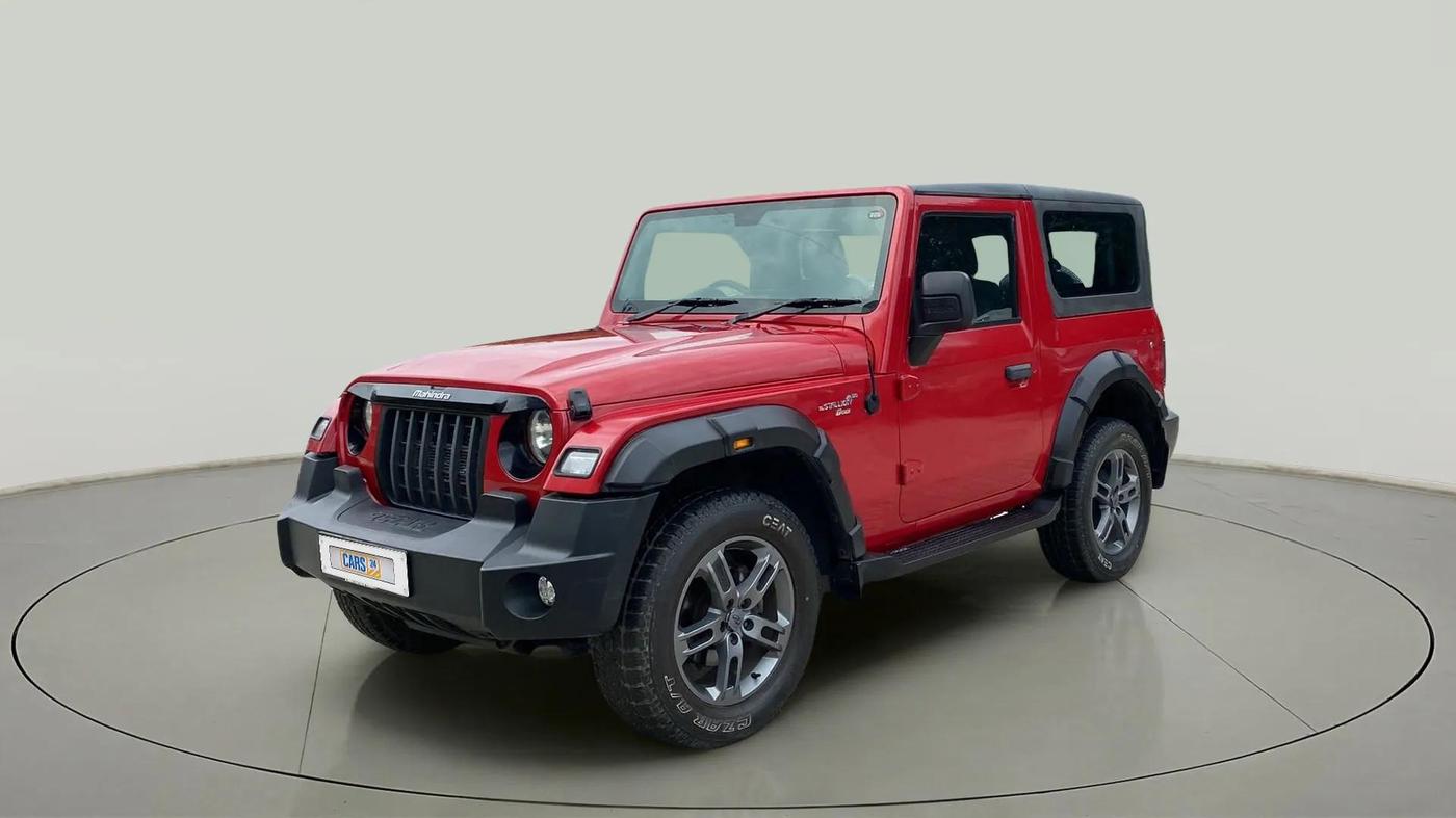 2021 Mahindra Thar LX PETROL HT 4WD AT, Petrol, Automatic, 17,595 km, Left Front Diagonal