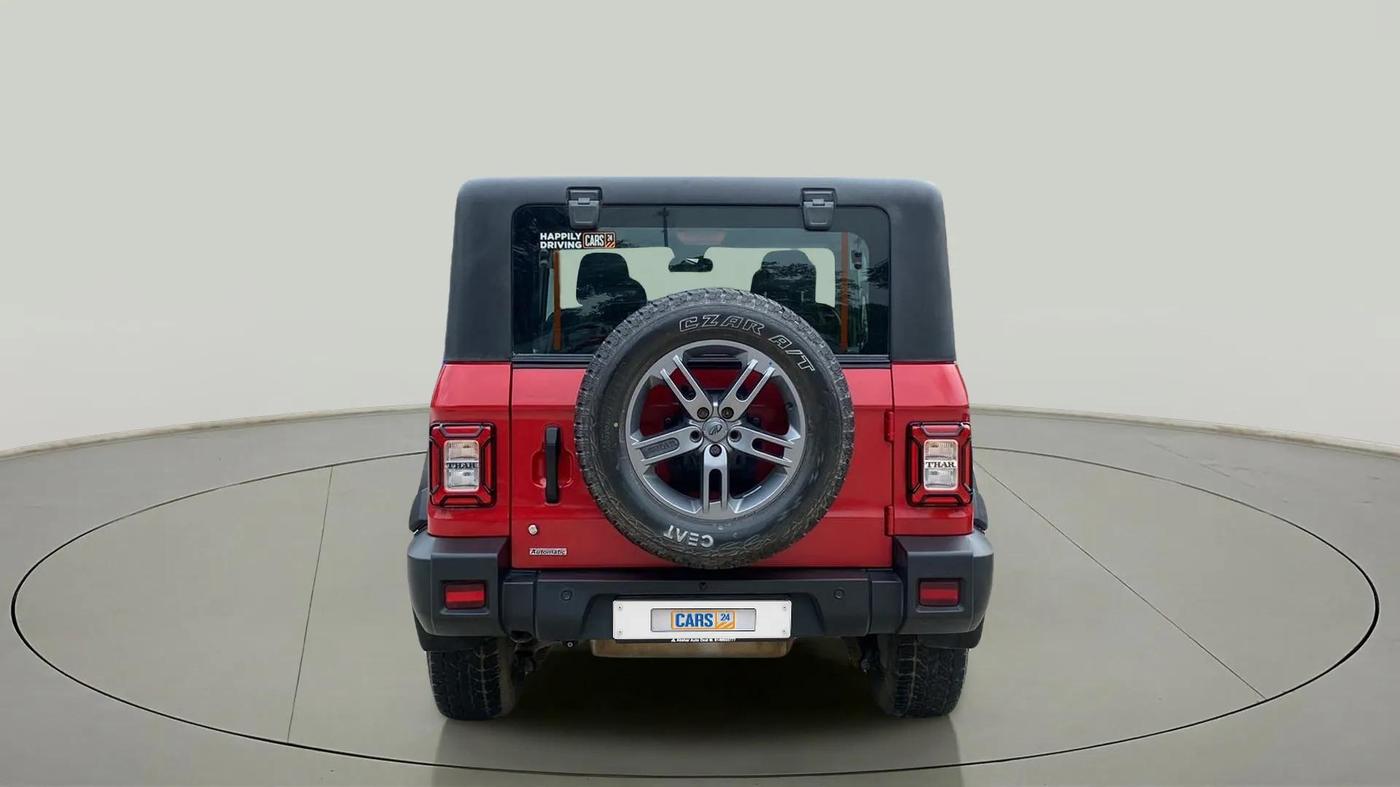 2021 Mahindra Thar LX PETROL HT 4WD AT, Petrol, Automatic, 17,595 km, Back/Rear