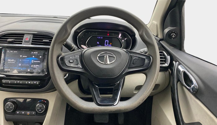 2022 Tata TIGOR XZA PLUS PETROL, Petrol, Automatic, 49,947 km, Steering Wheel Close Up
