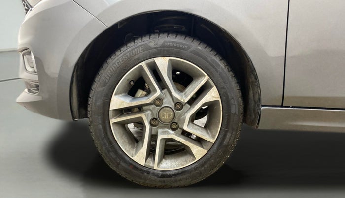 2022 Tata TIGOR XZA PLUS PETROL, Petrol, Automatic, 49,947 km, Left Front Wheel