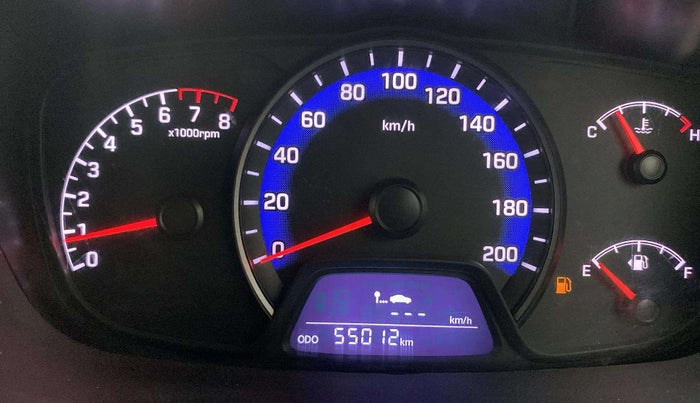 2017 Hyundai Xcent SX 1.2 (O), Petrol, Manual, 54,989 km, Odometer Image
