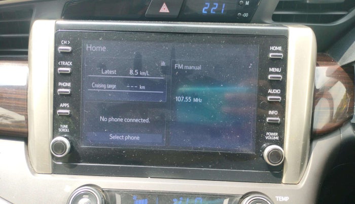 2021 Toyota Innova Crysta 2.4 ZX AT 7 STR, Diesel, Automatic, 99,912 km, Infotainment System