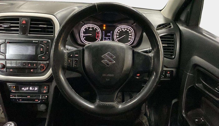 2021 Maruti Vitara Brezza VXI, Petrol, Manual, 83,880 km, Steering Wheel Close Up