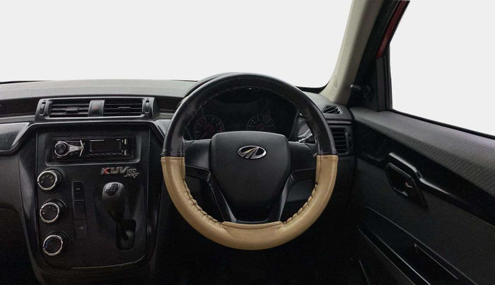 2017 Mahindra KUV 100 NXT K2 P 6 STR, Petrol, Manual, 49,740 km, Steering Wheel Close Up