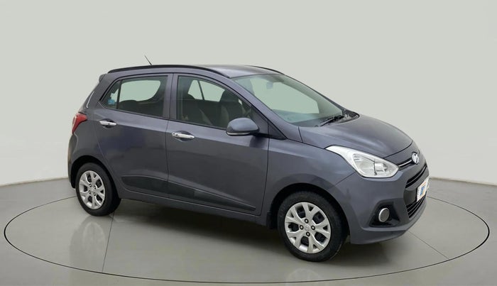 2014 Hyundai Grand i10 SPORTZ 1.2 KAPPA VTVT, Petrol, Manual, 1,00,455 km, Right Front Diagonal