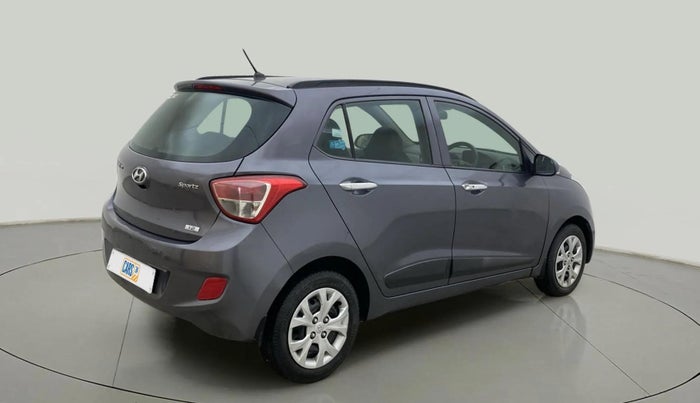 2014 Hyundai Grand i10 SPORTZ 1.2 KAPPA VTVT, Petrol, Manual, 1,00,455 km, Right Back Diagonal