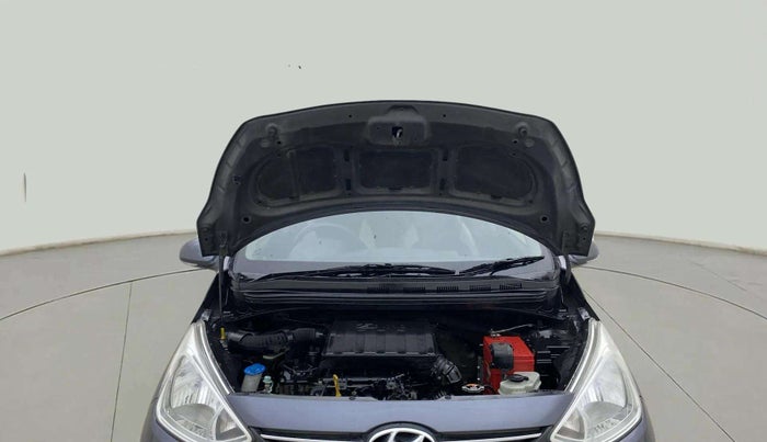 2014 Hyundai Grand i10 SPORTZ 1.2 KAPPA VTVT, Petrol, Manual, 1,00,455 km, Open Bonet