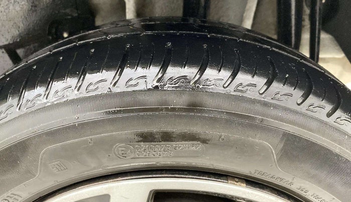 2022 Tata TIGOR XZ PLUS CNG DUAL TONE, CNG, Manual, 65,300 km, Left Rear Tyre Tread
