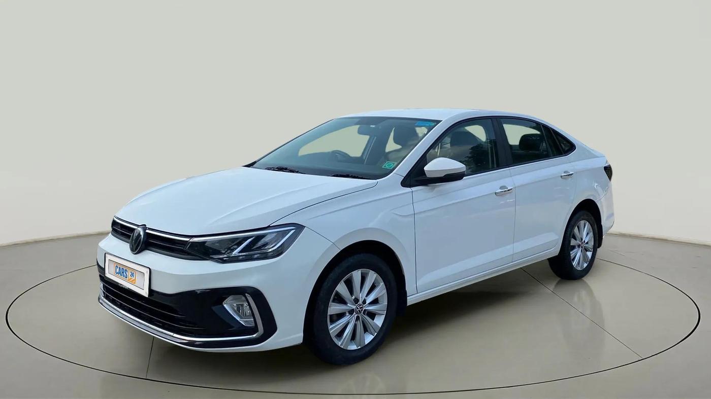 2023 Volkswagen VIRTUS HIGHLINE TSI 1.0 MT, Petrol, Manual, 66,325 km, Left Front Diagonal