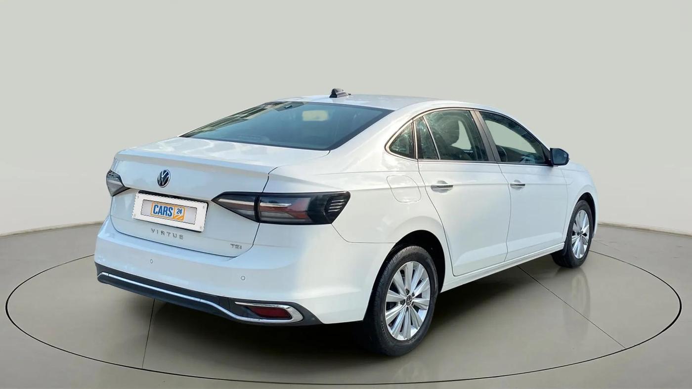 2023 Volkswagen VIRTUS HIGHLINE TSI 1.0 MT, Petrol, Manual, 66,325 km, Right Back Diagonal