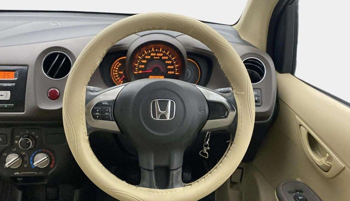 2013 Honda Amaze 1.2L I-VTEC S, Petrol, Manual, 1,13,638 km, Steering Wheel Close Up
