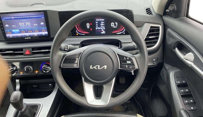 2023 KIA SELTOS HTE 1.5D IMT, Diesel, Manual, 19,460 km, Steering Wheel Close Up