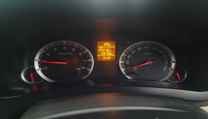 2015 Maruti Swift Dzire ZXI, Petrol, Manual, 58,798 km, Odometer Image