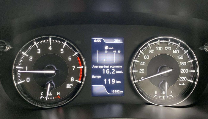 2024 Toyota Glanza G, Petrol, Manual, 13,879 km, Odometer Image