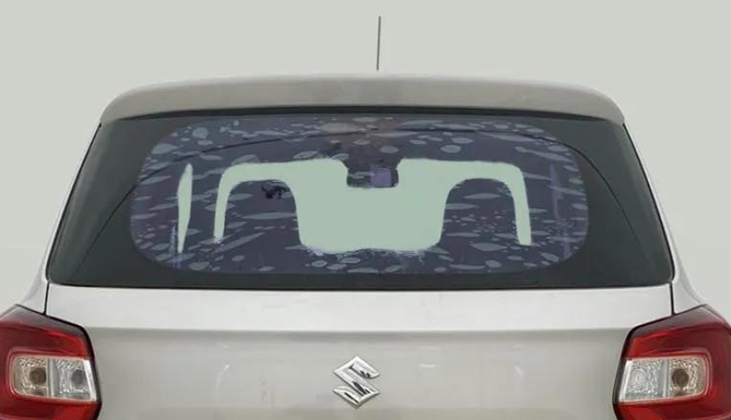 2020 Maruti S PRESSO VXI, Petrol, Manual, 80,637 km, Rear Windshield